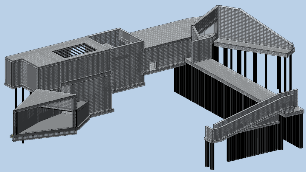 modelli 3d armatura strutture complesse