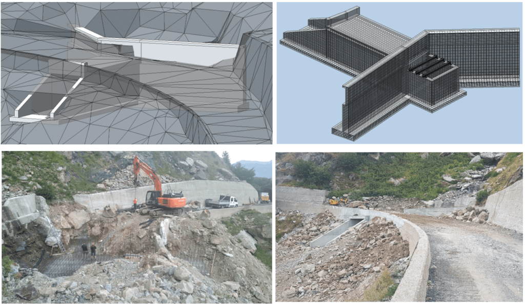 scatolare modello BIM e opera realizzata